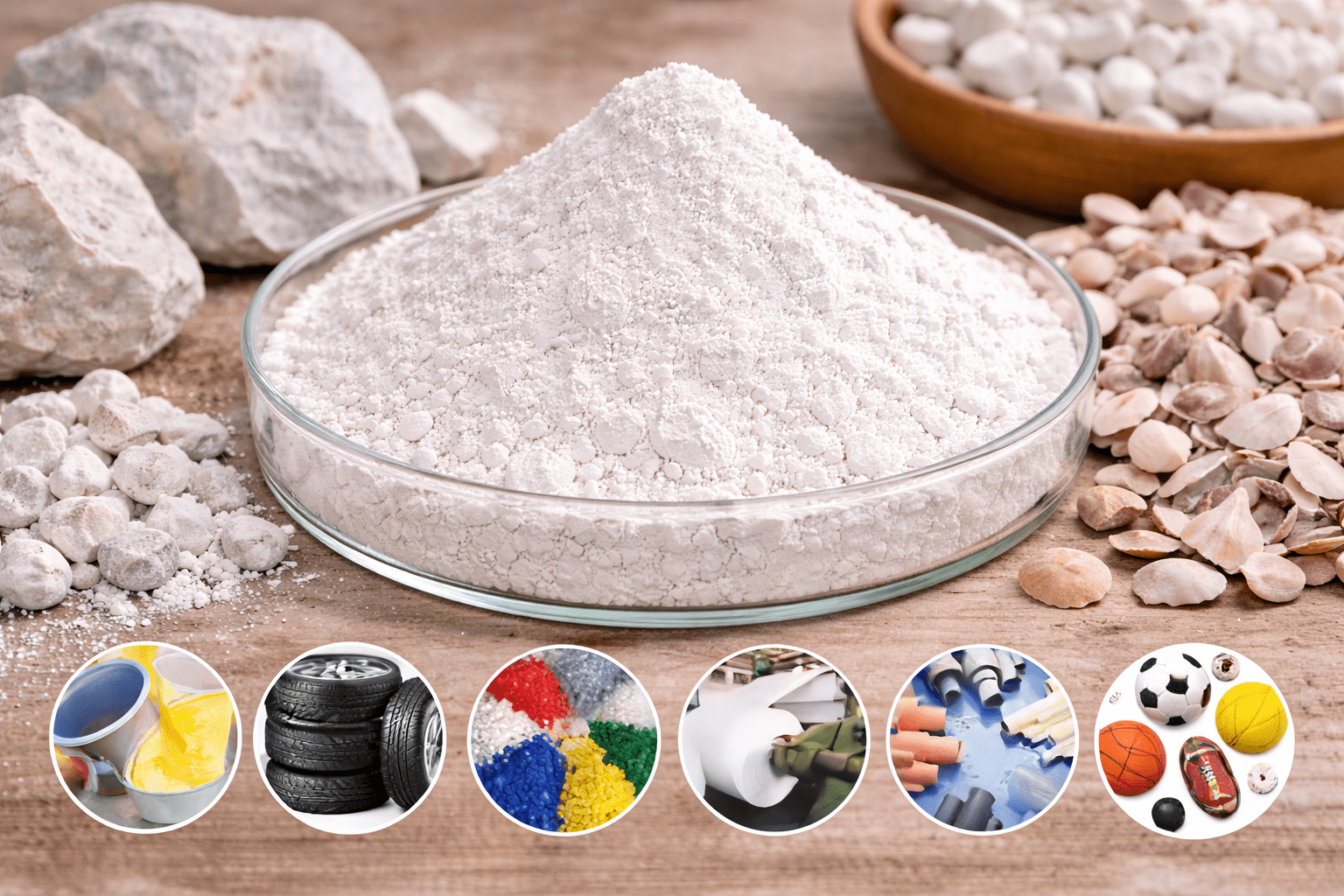 Export Hub supplies high-quality calcium carbonate from Egypt for global industries, with reliable export logistics, quality control, and timely delivery.